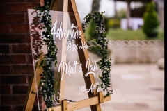 ACRYLIC WELCOME SIGN
